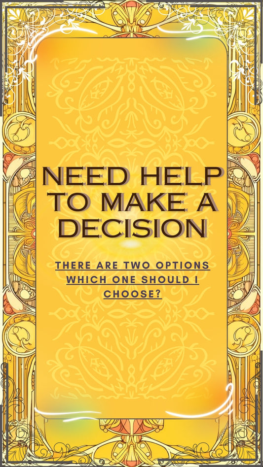Need help to make a decision? - Decision making tarot reading
